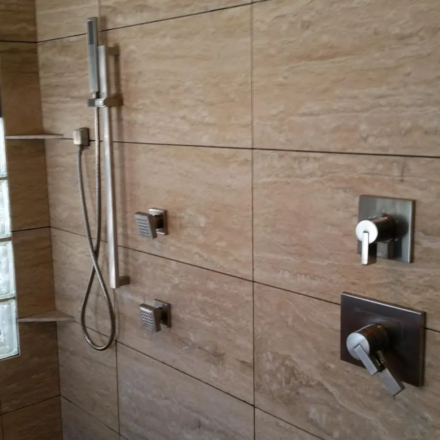 Shower fixture installation for Water Heater Replacement in Napoleon